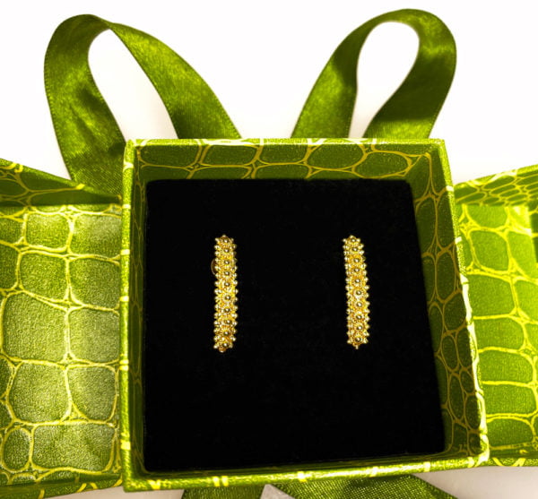 Orecchini nido d'ape - Horos Officina Orafa Orecchini nido d'ape - Horos Officina Orafa